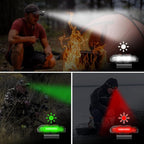 4-Pack Rechargeable Cap Light,Portable headlamps,Clip on Hat with Motion Sensor,Lightweight IPX4 Waterproof,Night Vision LED Lights for Hunting Fishing Camping Hiking Cycling