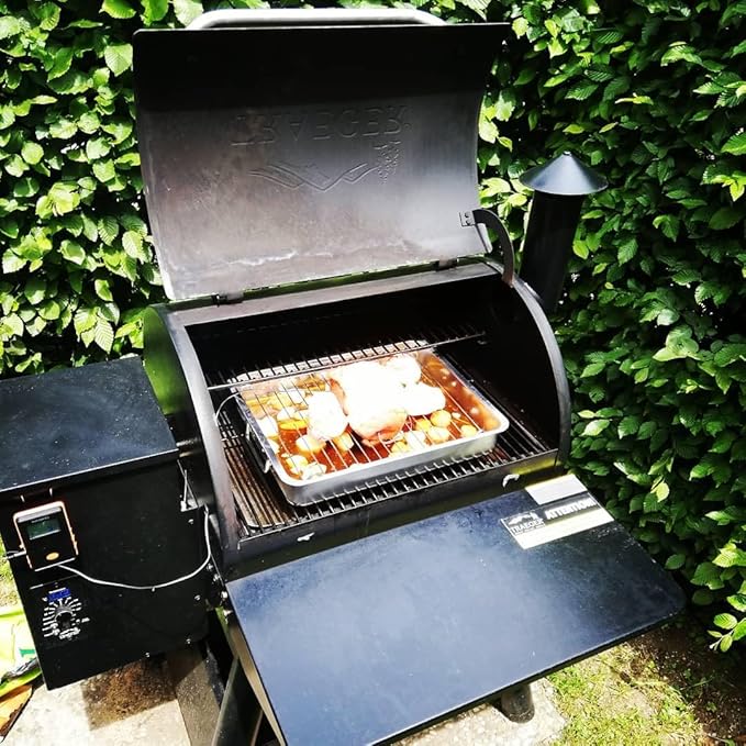 Drip Tray Heat Baffle for Camp Chef 24 Series Pellet Grills, Woodwind WiFi 24, Woodwind SG 24, SmokePro SG 24, STX 24, Drip Pan Replacement for Traeger Pro 575 20 22 Series