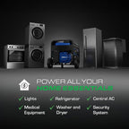 DuroMax XP15000HX+ 15,000-Watt Electric Start Dual Fuel EFI Portable Generator