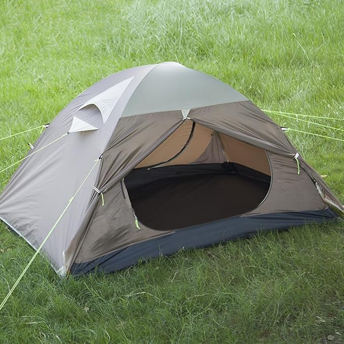 Backpacking Tent 2 Person/3 Person Waterproof Lightweight Double Layer Free-Standing Aluminum Pole Beach Canopy Tent for Outdoor Camping Hiking 4 Season Tent (Color : B, Size : 2 Person)