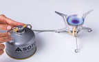 SOTO Fusion Trek Detachable Compact & Portable Camping Gas Stove with Micro Regulator Valve System, Wind-Resistance Backpacking Stove for Outdoors, Hiking, Cooking - Shipped Empty