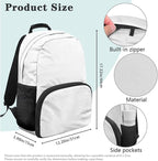 Custom Backpack and Lunch Box Set Personalized Bookbag Lightweight Portable Kids Bookbag and Lunch Box Set Boys 4 in 1 School Bag for Boys 10-12 Travel Outdoor Daypack