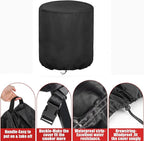 Outdoor Fryers Cover for Charbroil The Big Easy Oil-Less Turkey Fryer, Waterproof Deep Fryer Cover for Outdoor Cooking - 20.75"D x 23.5"H
