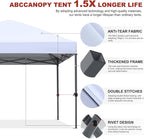 ABCCANOPY Pop Up Canopy - 10x10 Outdoor Patio Portable Canopy Tent Heavy Duty for Backyard and Deck with 4 Sandbags(Purple, 10x10)
