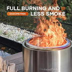 Smokeless Fire Pit, Portable Firepit Outdoor, 27 Inch Inky