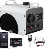 8KW Diesel Heater, Portable Diesel Air Heater All in One 110V/12/24V with App Control, Remote Control and Display Screen,Fast Heating Horizontal Diesel Heater for Campers RV Trailer Garage Home Tent