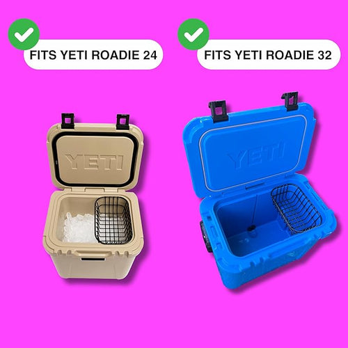 Above Sea Level Cooler Basket for YETI Roadie 24 and YETI Roadie 32 - Wire Dry Goods Tray for YETI Roadie Ice Chests - Compatible with Roadie 24 Accessories