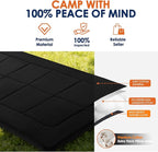 Camping cot Mattress Comfortable Portable Sleeping Pad for Adults Waterproof Fabric Floor Mattress Easy to Store Sleeping Mat for Guest Garden Home Lawn Outdoor Indoor