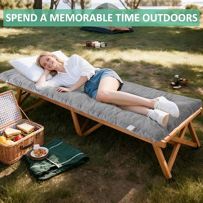 Thick Camping Sleeping Pad - Lamb Fluff Camping Cot Pads for Adult, Soft Sleeping Mat, Non-Slip Camping Mattress Pad for Car Tent