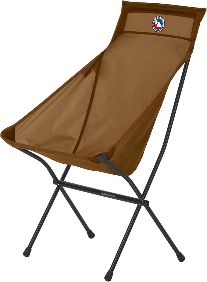 Big Agnes Big Six Camp Chair - Deluxe Comfort for Your Outdoor Adventures | Lightweight, Packable & Portable Camping Chair | Tall Back, Wide Seat | Easy Setup