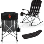 Picnic TIME NCAA Unisex-Adult NCAA Outdoor Rocking Camp Chair, XL Heavy Duty Camping Chair for Adults