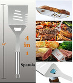 MUJUZE Grill Set,Grilling Gifts for Men,Grilling Accessories,BBQ Set,BBQ Accessories with Apron for Dad,Grill Tool Set for Outdoor,Grill Kit for Camping,Backyard