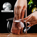 PARACITY Glass Teapot Stovetop 22 OZ/650ml, Tea pot with Removable 18/8 Stainless Steel Infuser, Borosilicate Clear Tea Kettle, Teapot Blooming and Loose Leaf Tea Maker Tea Brewer for Camping, Travel