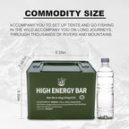 Emergency Food Ration Bars, Survival Tabs Supply for Outdoor Camping Snowstorm Earthquake Disaster Preparedness Kit ，A total of 2 boxes 60 pcs