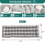 UDPATIO Oversized Zero Gravity Chair 33In XXL Patio Reclining Chair with Cushion, Outdoor Folding Recliner with Pillows, Cup Holder, Foot Rest & Padded Headrest, Support 500LB (2, Light Grey-XL)