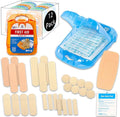 Mini First Aid Kit Bulk Set - Travel Size Bundle Includes 12 Small First Aid Kits in Durable Case for Car, Purse, Travel, Backpack, Camping | Small First Aid Kit