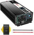 2000W (Peak Power 4000W) DC 12v to 120V AC 60HZ Pure sine Wave Solar Inverter for Home RV &Camping (DC12V (Range 10V-15V)