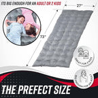 Vaygway Outdoor Camping Cot Pads Mattress- Soft Comfortable Lightweight Thick Cotton Sleeping Cot- Portable Hiking, Traveling, Backpacking Waterproof Bottom Pad Mattress
