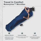 COCOON - Premium - MummyLiner - Microfiber - Cranberry - Regular