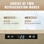 Alpicool 30 Quart GE30 Portable Car Refrigerator,12 Volt Car Freezer, Fast Cooling Fridge, with 12/24V DC and 100-240V AC for Outdoor, Camping, RV, Truck