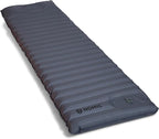 Nomic Lumin AIR Self Inflating Sleeping Pad, Extra Thick 4" Insulated Camping Mat with Built-in Foam Pump, 30s Inflate / 5s Deflate, Integrated 6" Pillow, 79 x 26 x 4 in, Est. R-Value 4