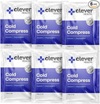 Instant Cold Pack | Disposable Ice Packs - Cold Therapy - for Injuries, Swelling, Inflammation, Muscle Strains, Sprains, Perfect for First aid Kit, Outdoor Activities, Athletes. 5x7 Inches, 6 Pack.