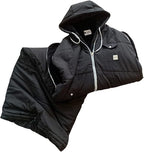 IGLU Outfitters Wearable Sleeping Bag Long Puffer Jacket Stadium Sack Camping Sports Stadiums Poncho Blanket