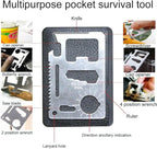 Outdoor Survival Kit 7 in 1,Mini Emergency Survival Gear Small Camping Equipment Pocket Tool Gadgets Stocking Stuffers Ideal for Boys Kids Hiking