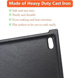 QuliMetal Cast Iron Grill Griddle for Weber Q2000N+, Q2200N+, Q2600N+, Q 2800N+ Gas Grills