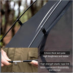 Camping Tent 2 Persons Portable Waterproof Backpacking Double-Layer Outdoor Hiking Travel Equipment