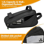 Bike Repair Kit, Bicycle Repair Bag With Tire Pump, Bike Tool Kit for Camping Travel, 16-in-1 Bike Multitool, Bicycle Tire Repair Kit, 4mm and 5mm Allen Wrenches, Used for Mountain Bike and Road Bike