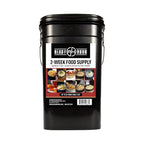 Ready Hour 2-Week Emergency Food Supply (114 Servings), Emergency Storage, Freeze-Dried Kit Meal Entrées, Real Non-Perishable Meals, 25-Year Shelf Life Food, Portable Flood-Safe Container