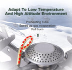BRS-32 Portable Camping Stove, Foldable, Adjustable Control, and Carrying Case Included - Experience Hassle-Free Outdoor Cooking