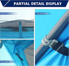 7.2 × 4 × 4 Feet Single Backpack Tent, Waterproof Camping and Hiking Tent can be Used by One Person, Light and Durable