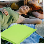 POPETPOP 4pcs Self-Inflating Outdoor Cushion Pad Portable Camping Sleeping Mat for Hiking Stadium and Picnics Moisture-Resistant Design Compact Easy Setup