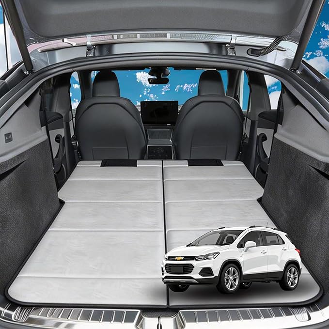 Non Inflatable Car Mattress for Chevrolet Trax, Car Camping Mattress, Upgraded Foldable Trunk Sleeping Pad with Storage Bag, Portable Design for Camping, Travel & Beach