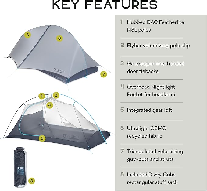 NEMO Equipment Hornet Elite OSMO Ultralight Backpacking Tent