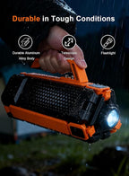 Rechargeable Telescopic Camping Light, 15000mAh Collapsible Lantern with 270° Rotation & Dimming, Portable Flashlight, Waterproof Tent Light for Outdoor Camping, Hiking, Barbecue, Fishing & Emergency