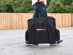 Royal Gourmet CB2101 Portable Grill Carry Bag, 600D Polyester Oxford Fabric Outdoor Tabletop Grill Griddle Carry Bag for Camping and Picnic, 20.28"L x 8.46"W x 18.11"H, Black