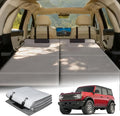 Car Bed for Ford Bronco, Foldable Non-Inflatable Memory Foam Camping Mattress, Thickened Portable SUV Trunk Sleeping Pad, Air Mattress Upgrade for Camping & Travel Essentials, With Storage Bag, Gray