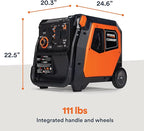 Generac 3,800-Watt Dual-Fuel Portable Inverter Generator - Gas and Propane Compatible - Quiet Operation - Clean, Stable Power - Great for Home Backup, Camping, and RV Use