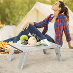 Old Bahama Bay Ultralight Aluminum Mini Table, 66lbs/30kg Weight Capacity, Foldable Small Beach Table with Retractable Legs,Suitable for Picnic Camping Outdoor Hiking