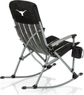 Picnic TIME NCAA Unisex-Adult NCAA Outdoor Rocking Camp Chair, XL Heavy Duty Camping Chair for Adults