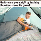 2 Pack Cot Mattress Topper Pad Quilted Foam Camping Single Soft Portable Sleeping Topper with Storage Bag Waterproof Non-Slip Bottom for Camp Cot Rv Bunk Narrow Twin Beds, 75 x 30 Inch