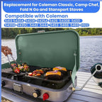 Zookpr 5430 Gas Stove Pressure Regulator Compatible with Coleman, Camp Chef, Fold N Go and Stansport Stoves, Propane Regulator Tube Replacement for 1LB Propane Cylinder, Maintain Stable Gas Pressure