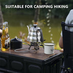 ONLYFIRE OUTDOOR LIVING Portable Camping Stove with 1LB Propane Gas Adapter, Backpacking Stove Piezo Ignition, Mini Camp Stoves with Carry Bag for Outdoor Cooking Picnic Hiking Emergency, 6800W, GS334