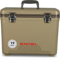 Engel 19qt Leak-Proof, Air Tight, Drybox Cooler and Small Hard Shell Lunchbox for Men and Women