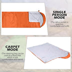 Junkin 12/36 Pcs Camping Sleeping Bag Bulk for Adults Homeless 4 Season Cold Warm Weather Sleeping Bags Waterproof Lightweight with Compression Sack for Hiking Travel Outdoor