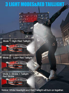 LED Headlamp Flashlight 4Packs, 1000lumens 230° Broadbeam Headlight, USB Rechargeable Head Lamp with Red Taillight, Lightweight Waterproof Headlamps for Camping Running Hiking, Hard Hat Headlamp