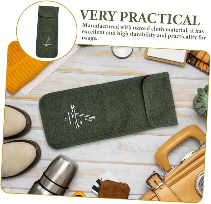 POPETPOP Ultralight Backpacking Tools Bag Tent Nail Storage Pouch Camping Accessories Oxford Tent Pegs Container